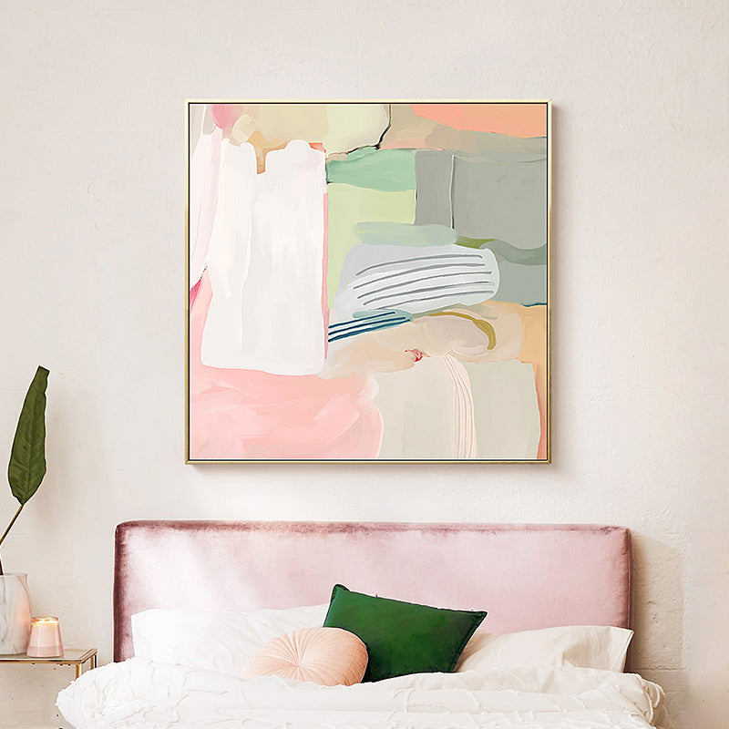 Modern Abstract Pink  Painting