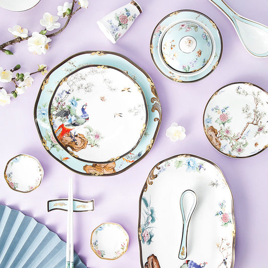 Chinese Bone China Tableware Set