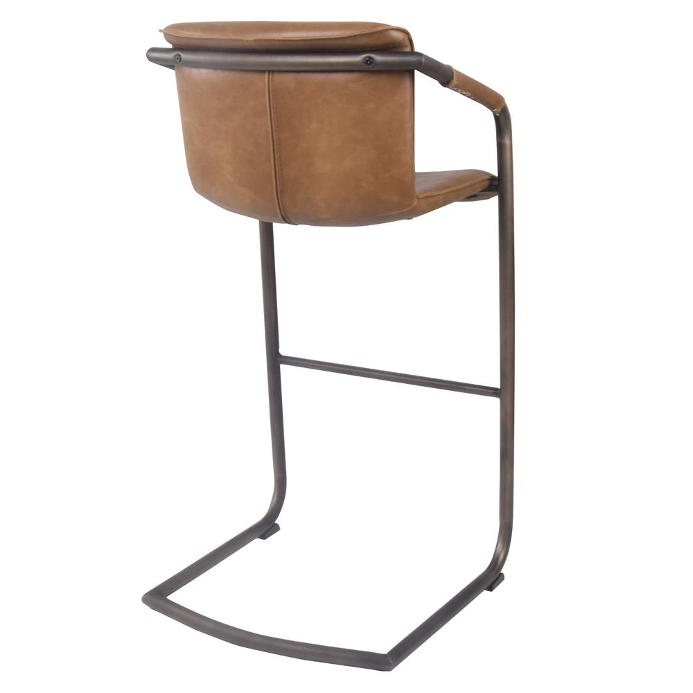 Indy PU Leather Bar Stool, (Set of 2)