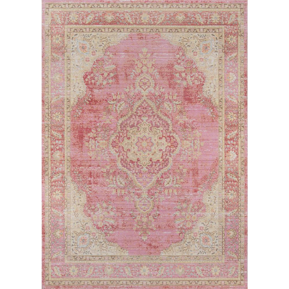 Isabella Area Rug, Pink, 5'3" X 7'3"