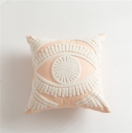 Cotton Embroidered Pillow Cover