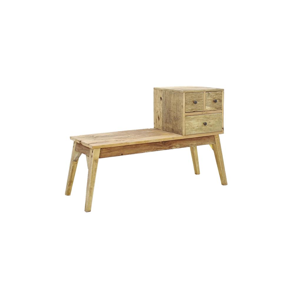 Java Bench With Drawers