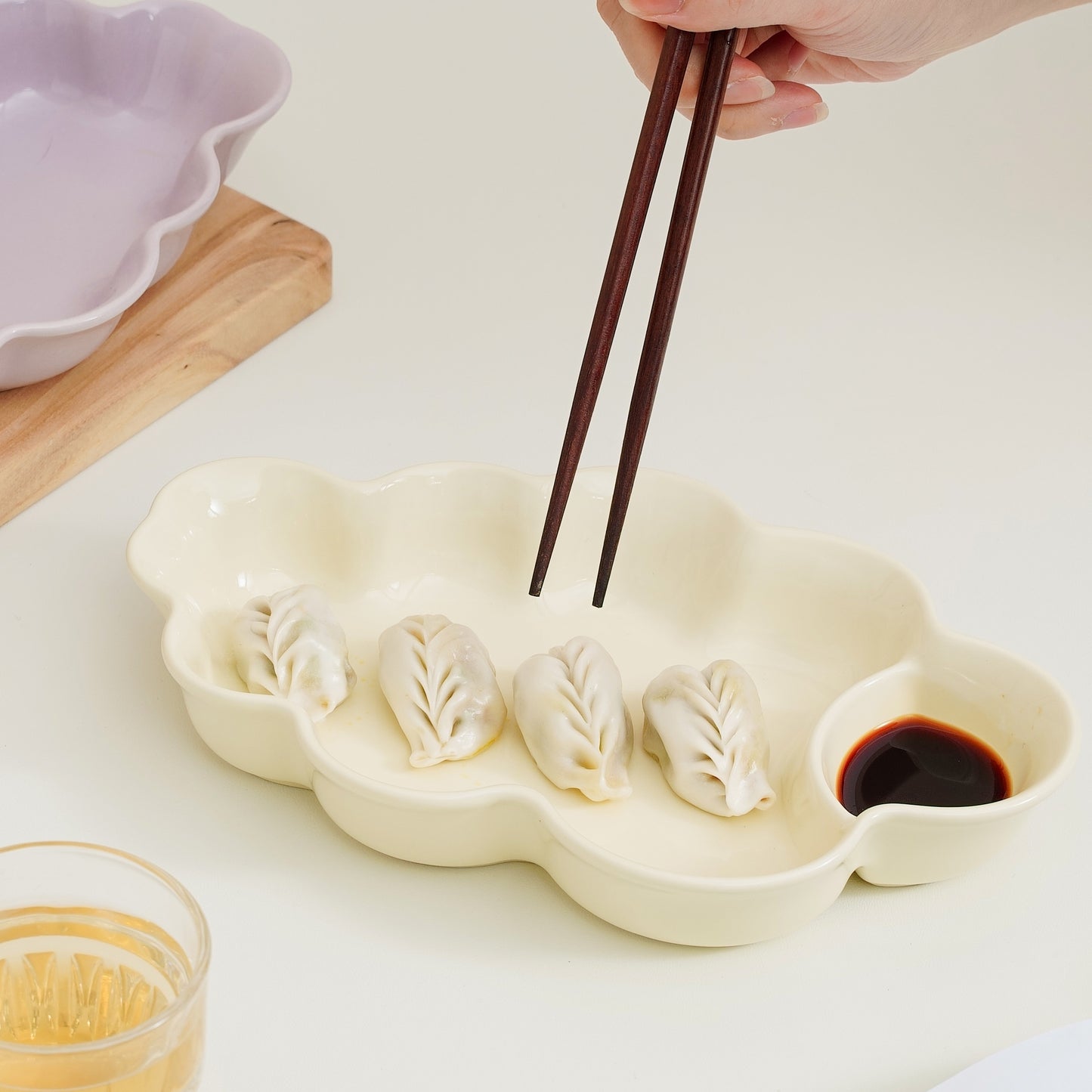 Ceramic Dumpling Plate