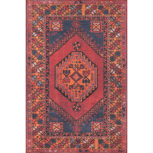 Afshar Area Rug, Red, 8'5" X 12'