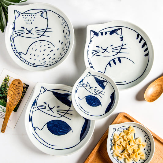 Ceramic Cat Plate