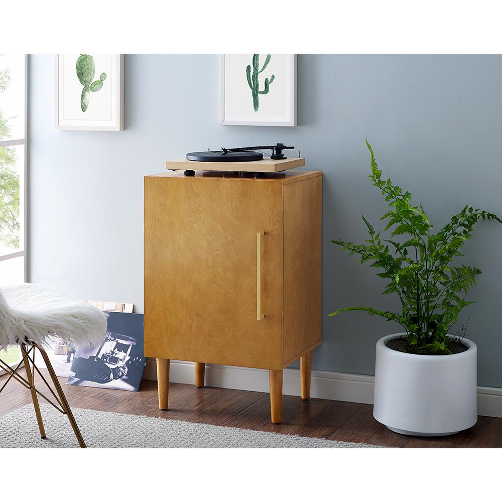 Everett Record Player Stand Acorn