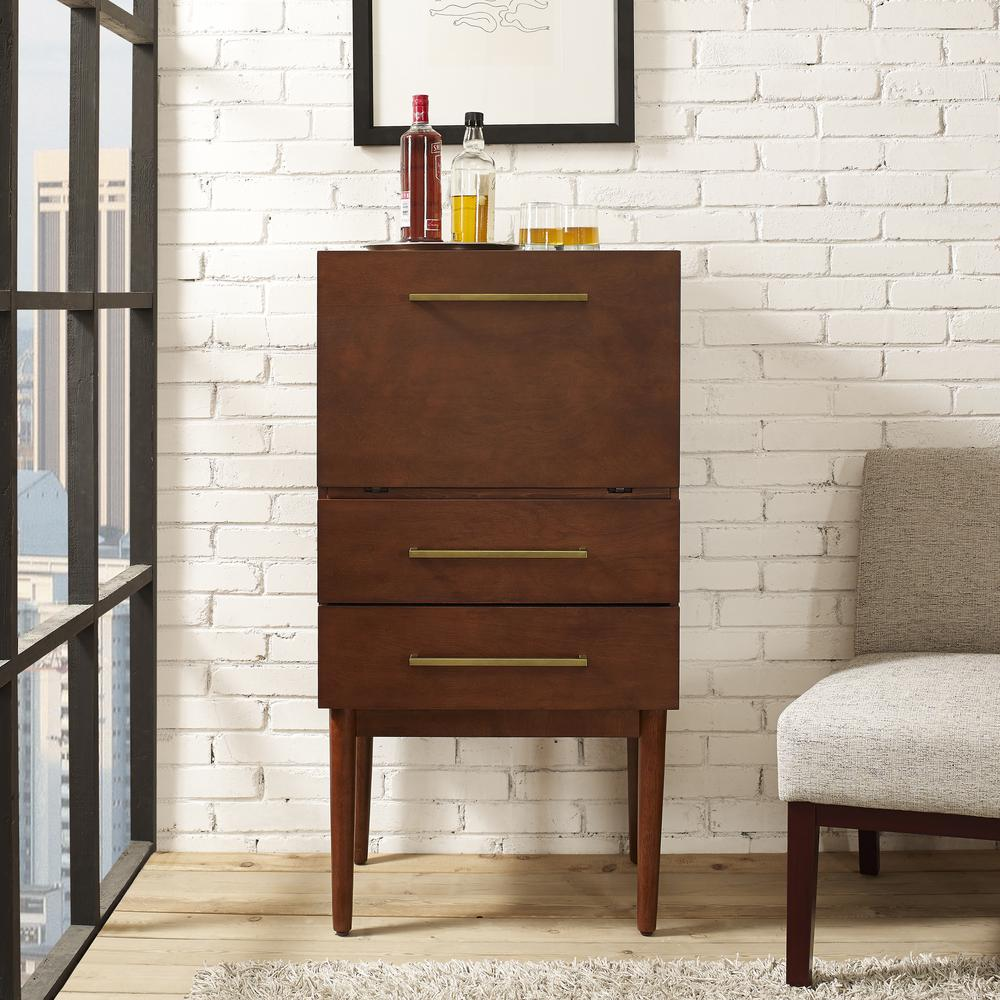 Everett Spirit Cabinet Mahogany