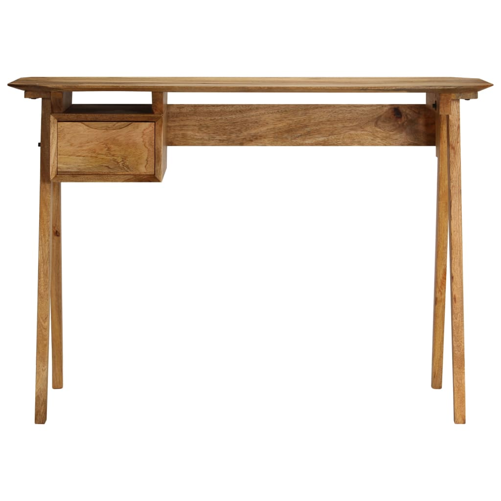 vidaXL Writing Desk 43.3"x19.7"x29.9" Solid Mango Wood