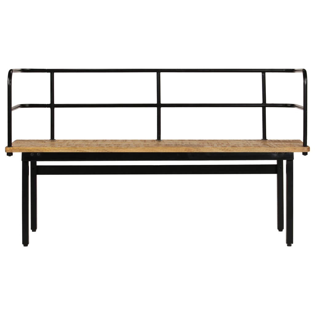 vidaXL Bench 47.2"x15.7"x27.6" Solid Mango Wood