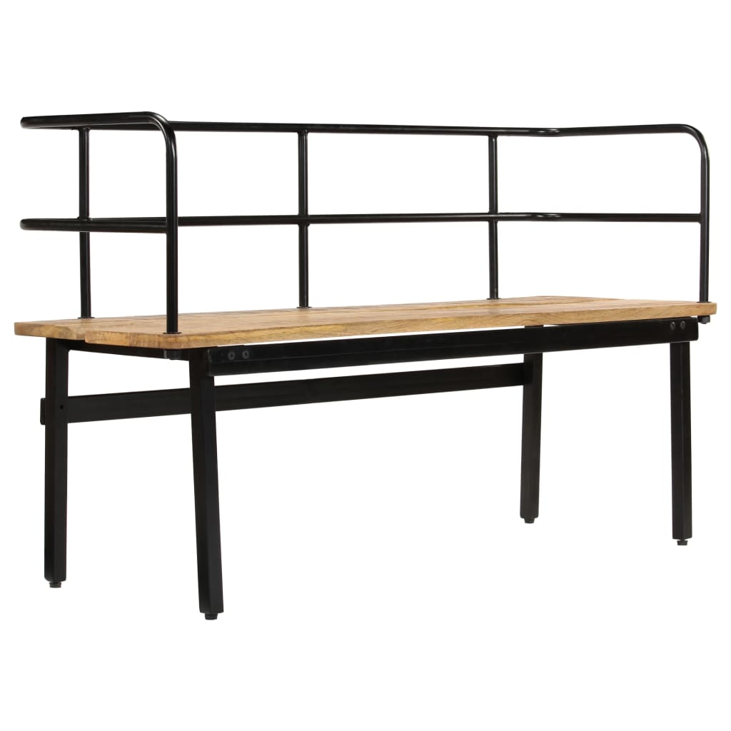 vidaXL Bench 47.2"x15.7"x27.6" Solid Mango Wood