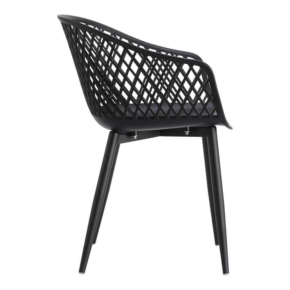 Piazza Outdoor Chair Black-Set Of Two