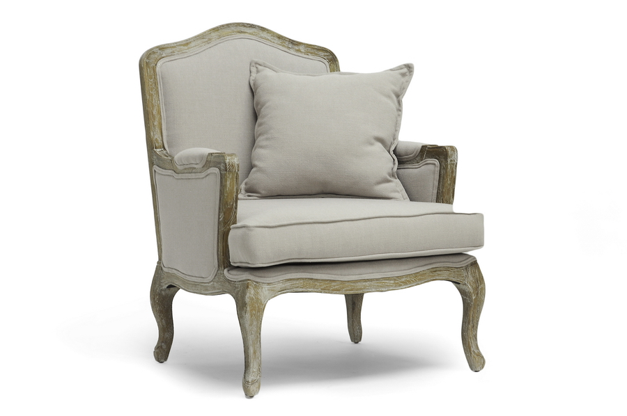 Constanza Classic Antiqued French Accent Chair