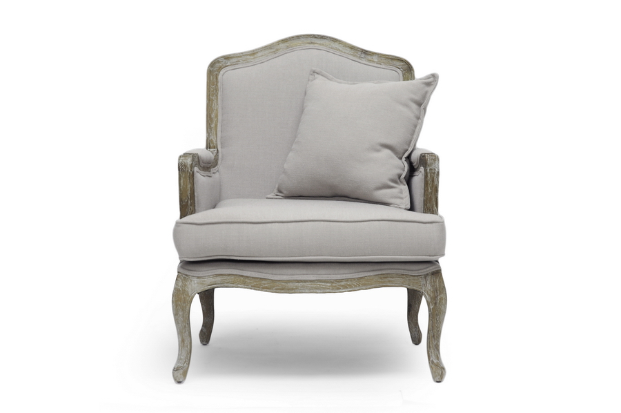 Constanza Classic Antiqued French Accent Chair