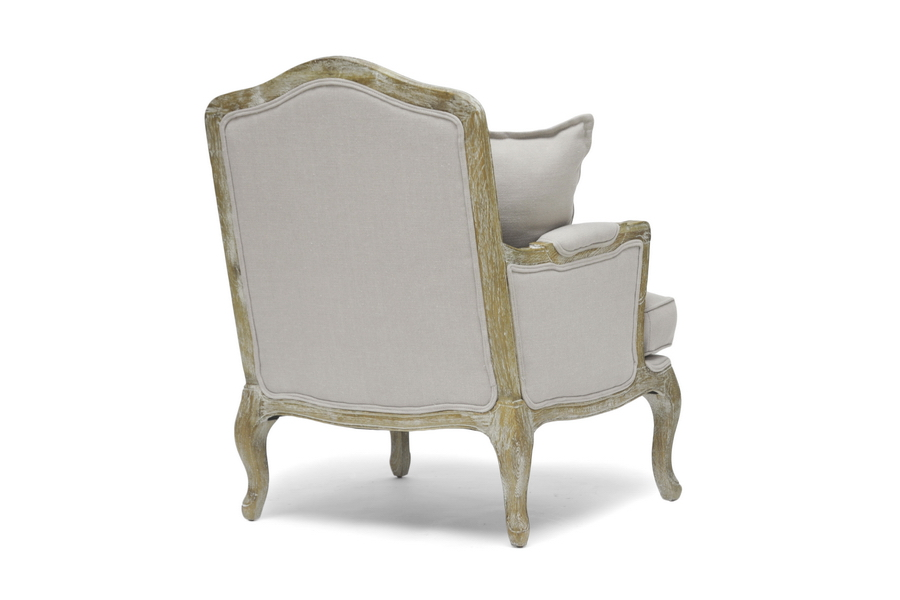 Constanza Classic Antiqued French Accent Chair