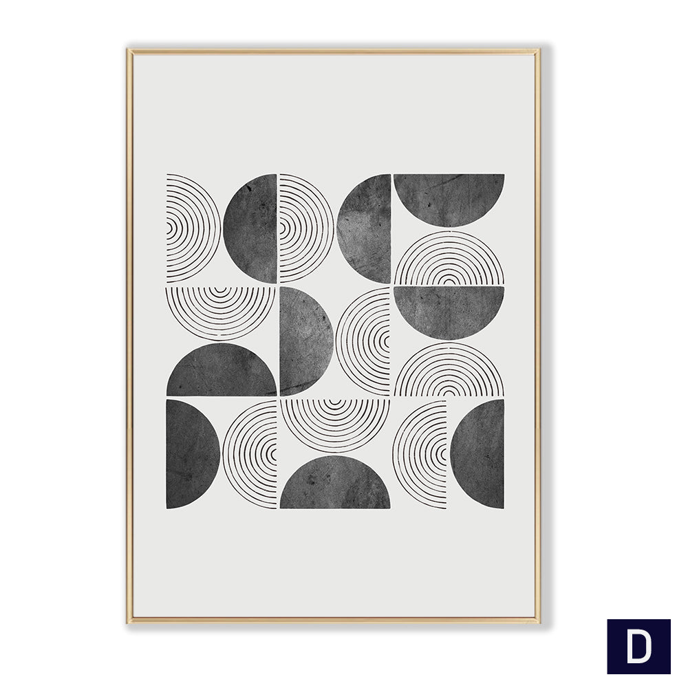 Art Print Modern Abstract Geometric Shapes