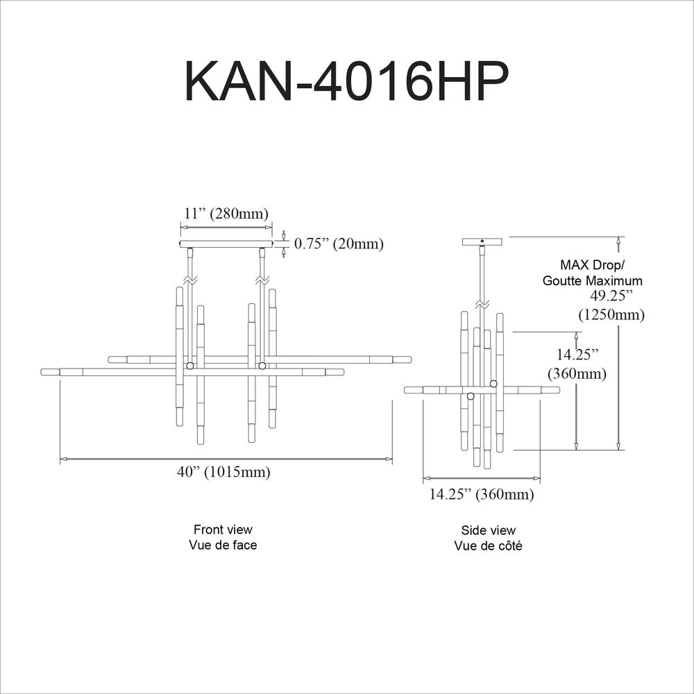 16LT Incandescent Horizontal Pendant, AGB