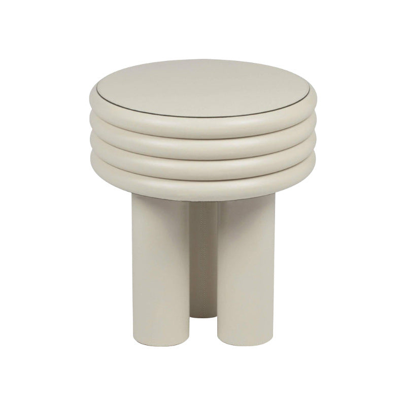 Light Luxury Round Low Stool