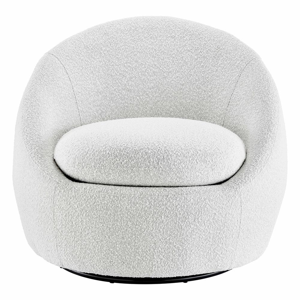 Adelmo Fabric Swivel Accent Chair