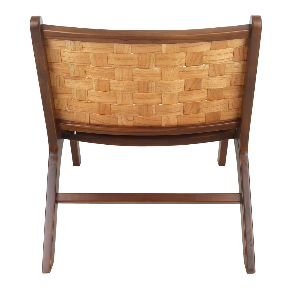 Loria Teak Accent Chair w/ PU Cushion