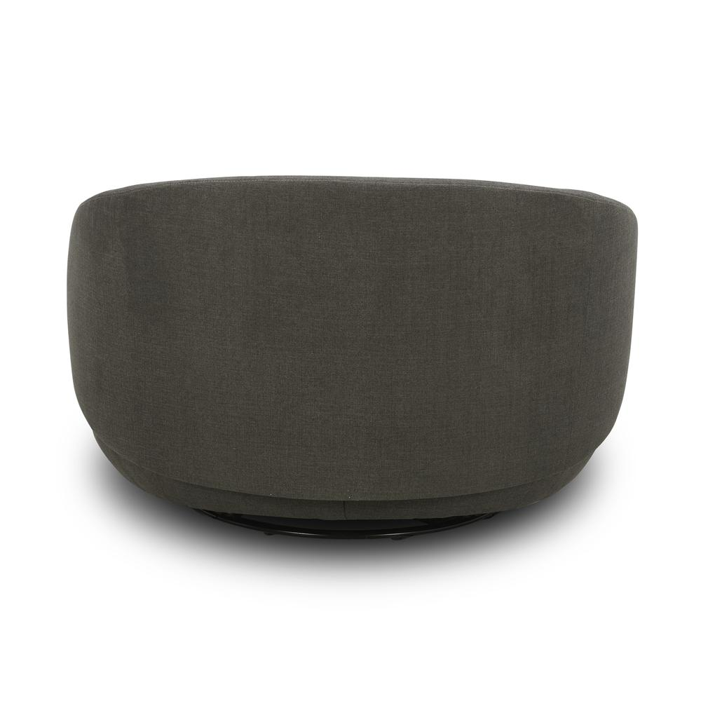 Uph Swivel Cuddler Chair - Charcoal Eclectic Multi