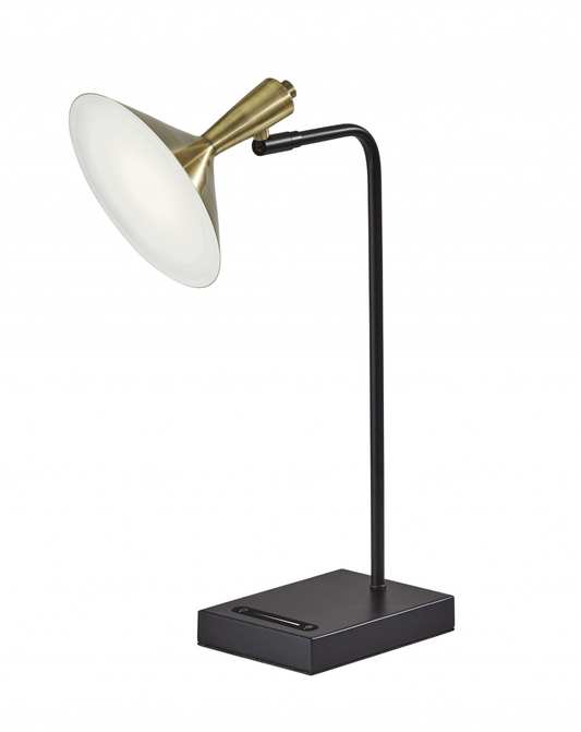 Spotlight Black Metal Led Desk Lamp