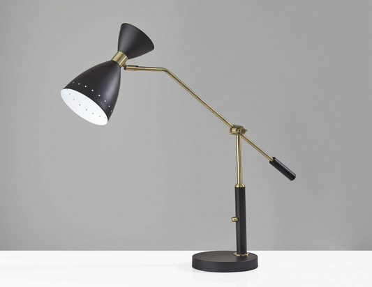 Cinch Black Metal Adjustable Desk Lamp