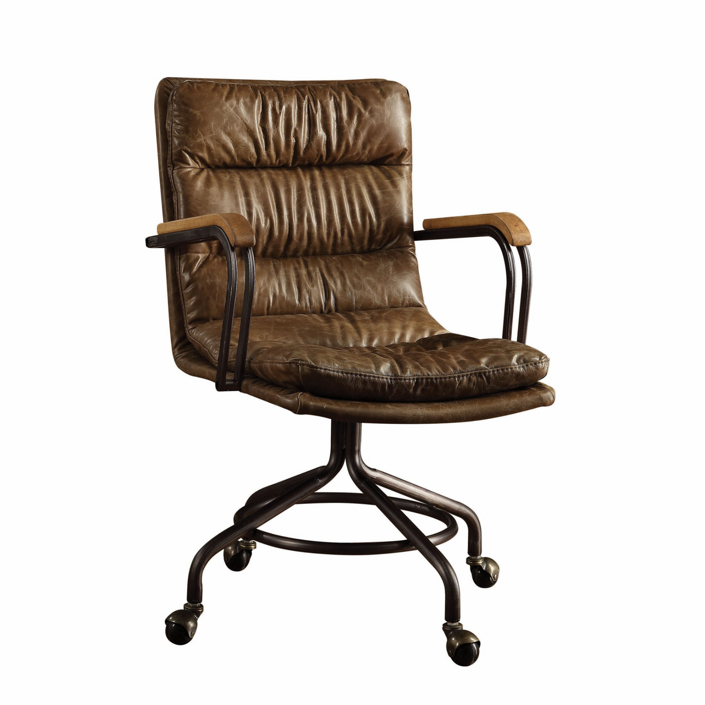 Vintage Whiskey Top Grain Leather Office Chair