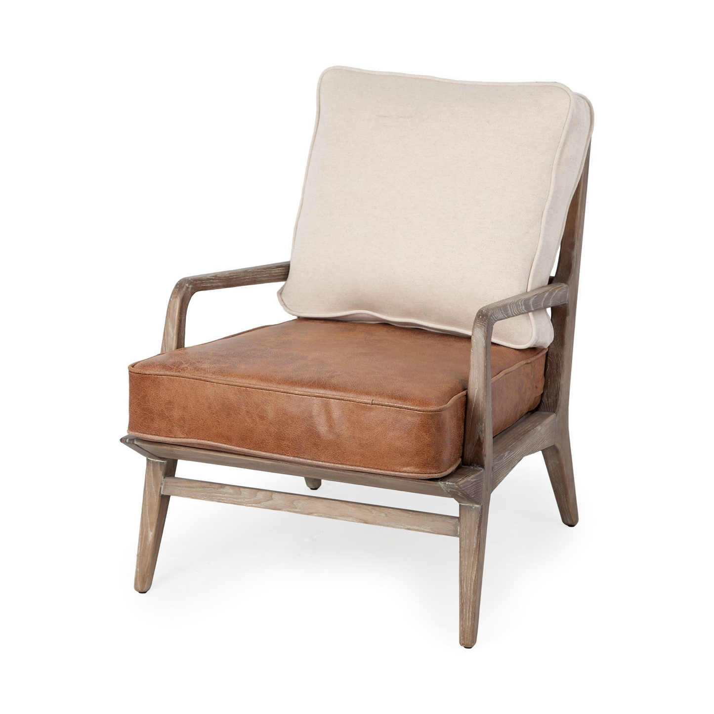 Cold Desert Leather Accent Chair