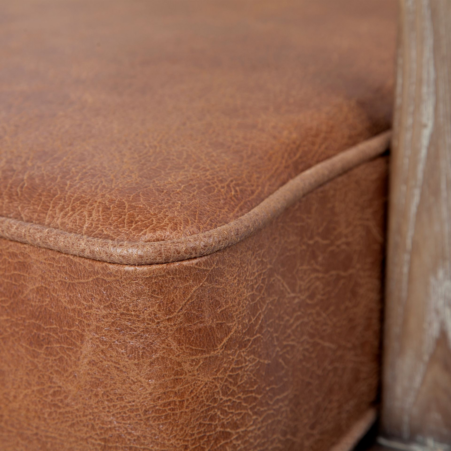 Cold Desert Leather Accent Chair