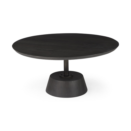 Woody Pedestal Table