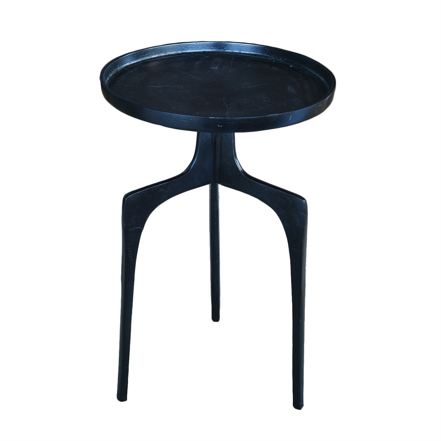 "Contemporary Blue Side Table"