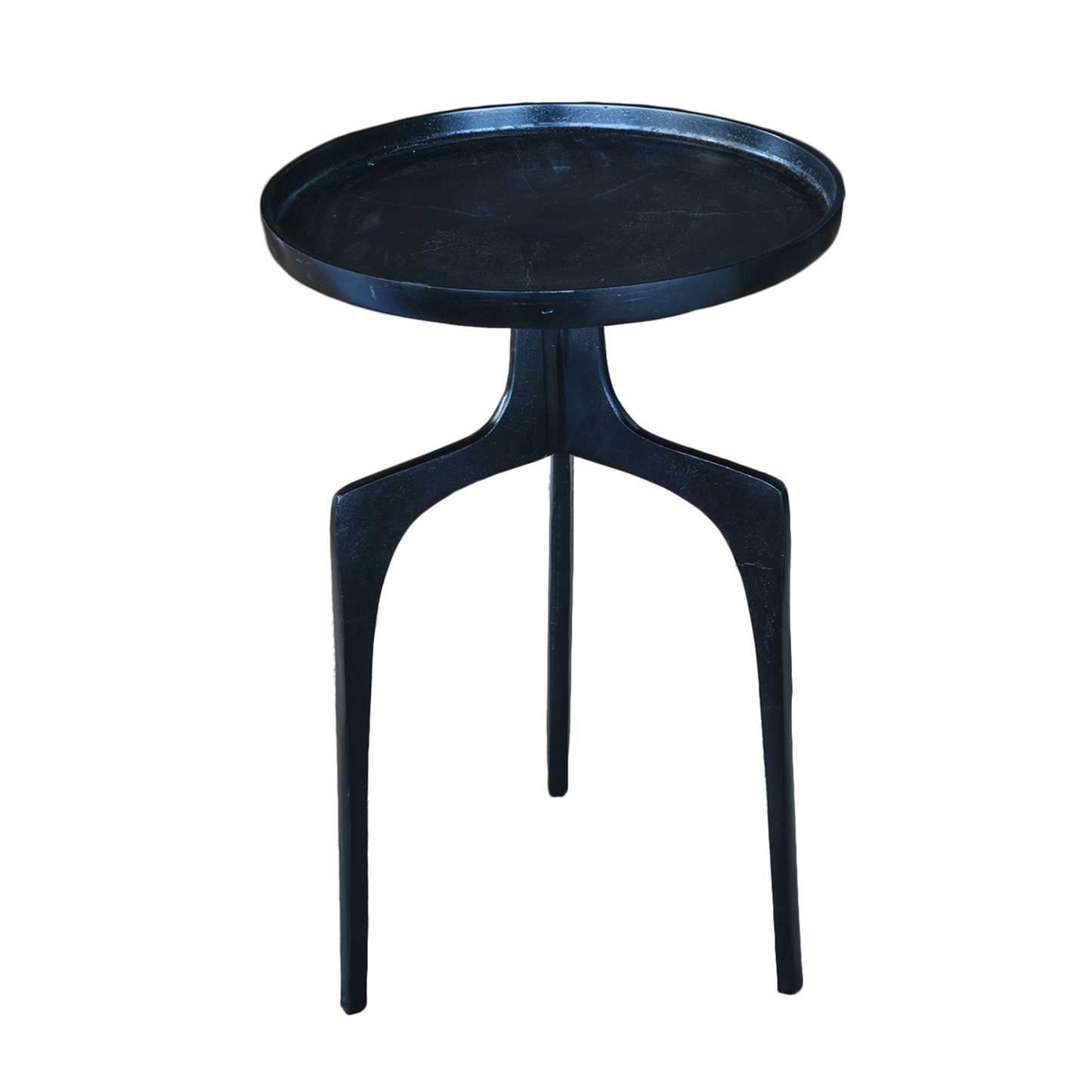 "Contemporary Blue Side Table"