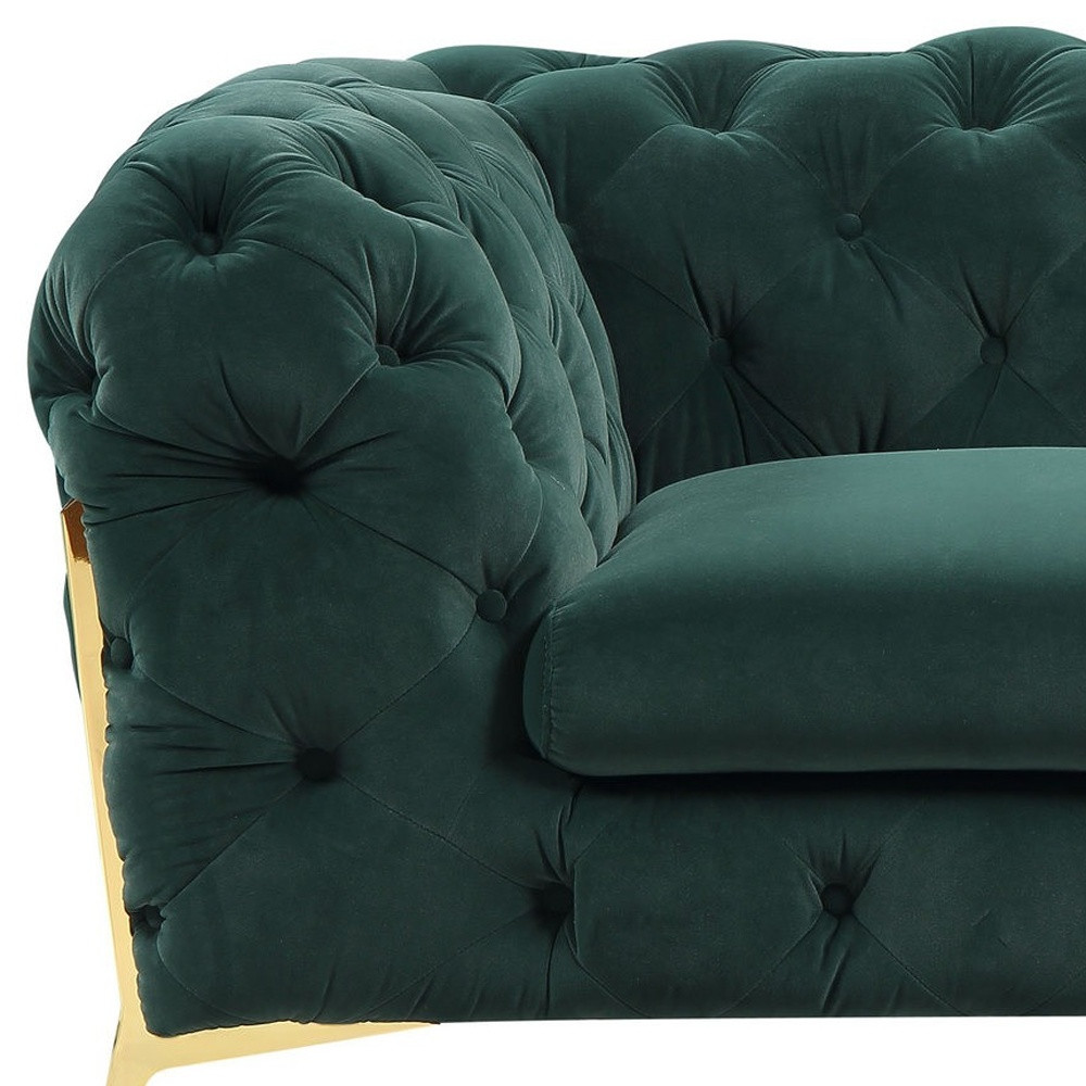 Donnatella Velvet Accent Chair