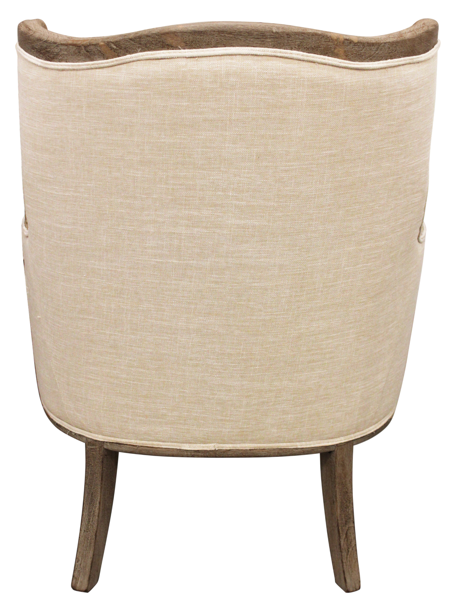 Ivory Linen Arm Chair