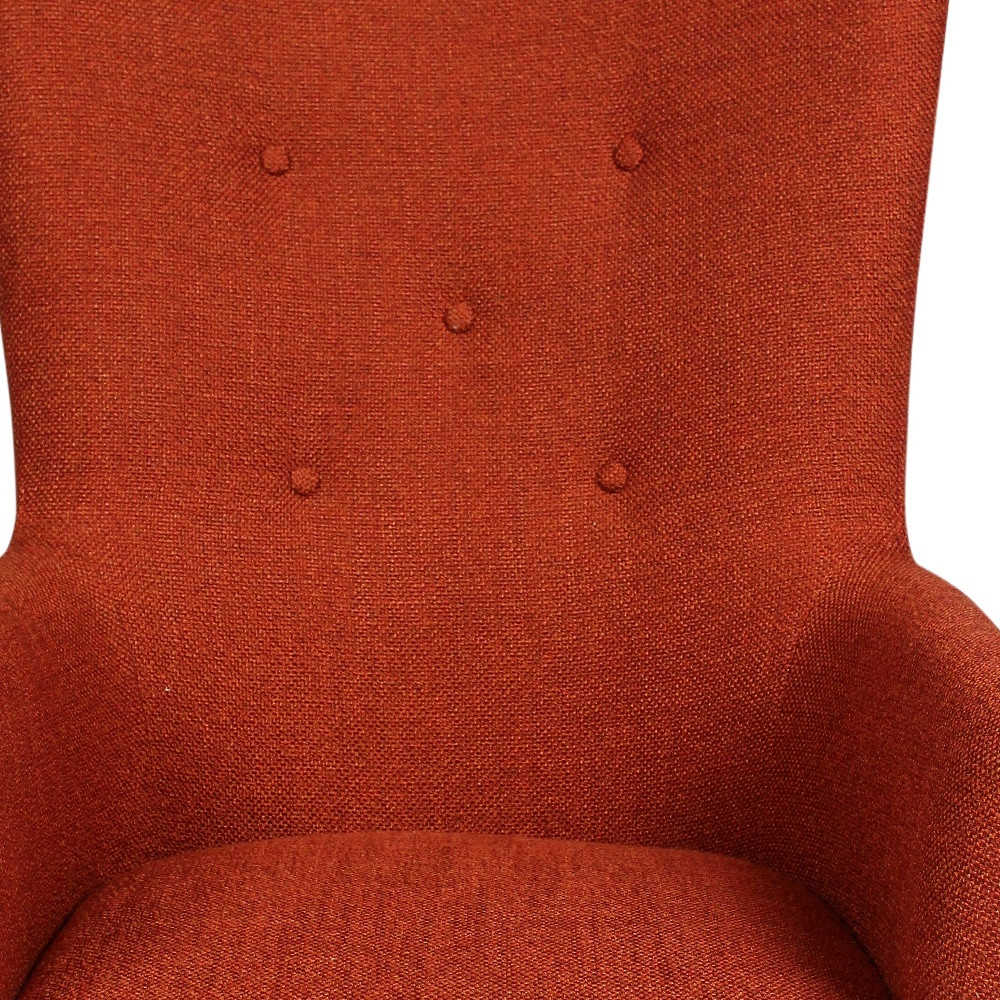 Vintage Orange Lounge Chair