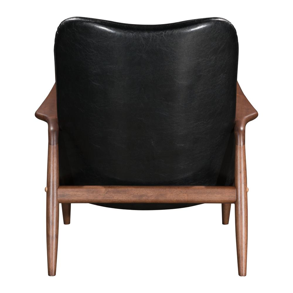 Bully Lounge Chair & Ottoman Black