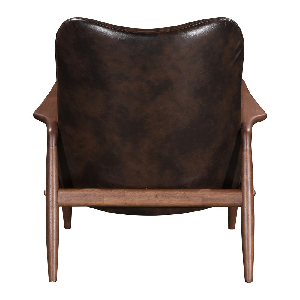 Bully Lounge Chair & Ottoman Brown