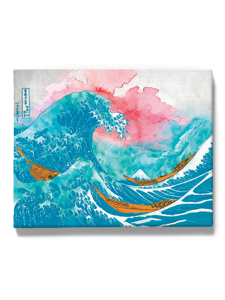 Ocean Waves With Boats Wall Art -Porter Hastings Designs