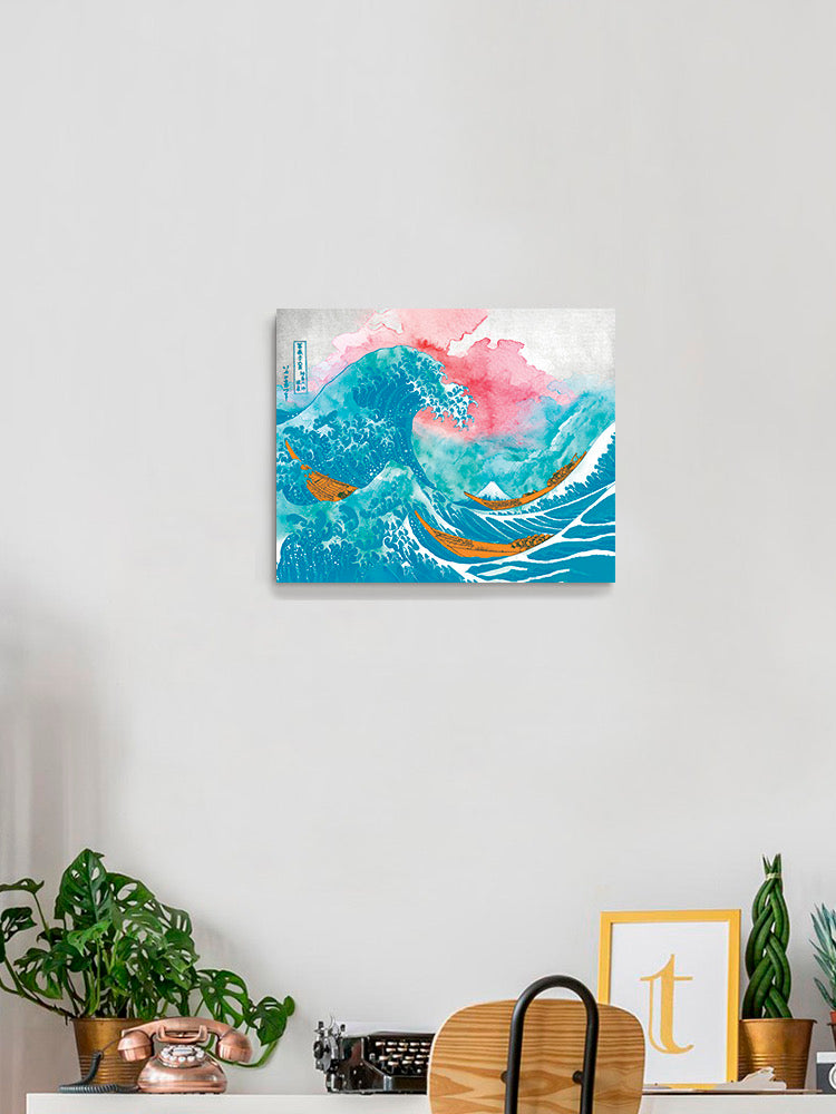 Ocean Waves With Boats Wall Art -Porter Hastings Designs