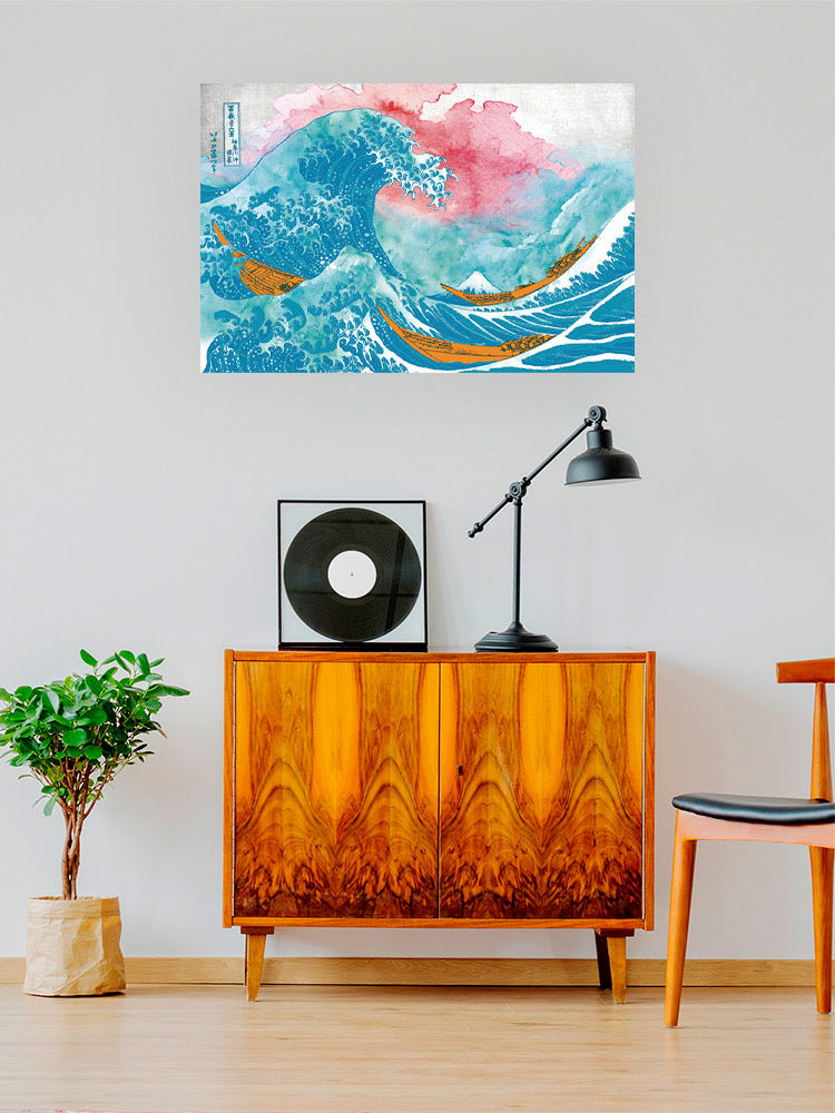 Ocean Waves With Boats Wall Art -Porter Hastings Designs