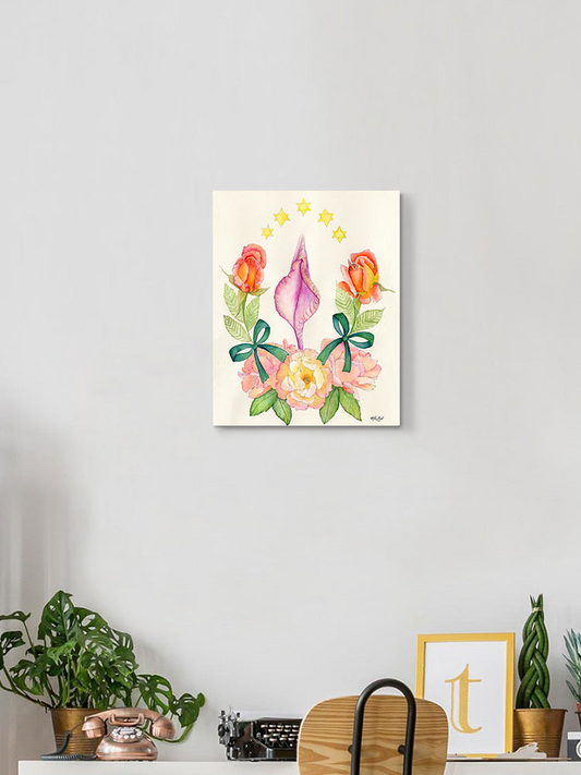 Star Yoni Flower Wall Art -Katie Lloyd Designs