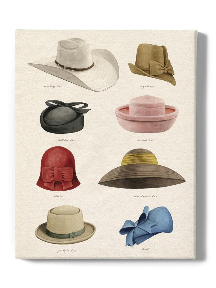 Vintage Hats I Wall Art -Grace Popp Designs