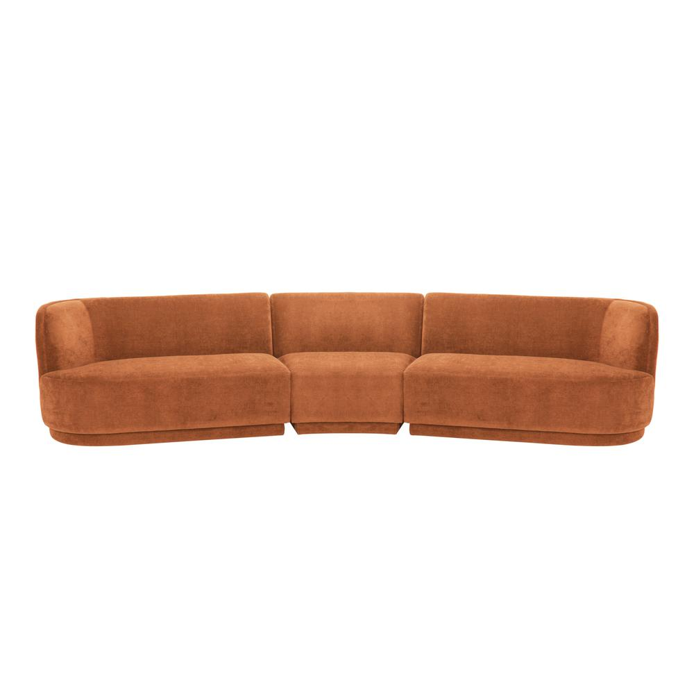 Yoon Compass Modular Sectional Fired Rust