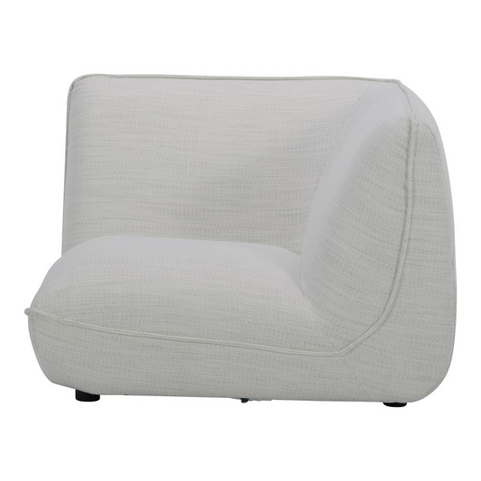 ZEPPELIN CORNER CHAIR SALT STONE WHITE