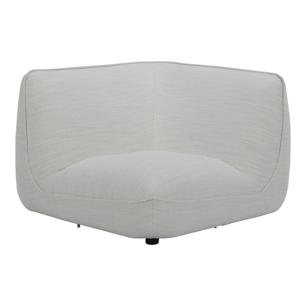 ZEPPELIN CORNER CHAIR SALT STONE WHITE