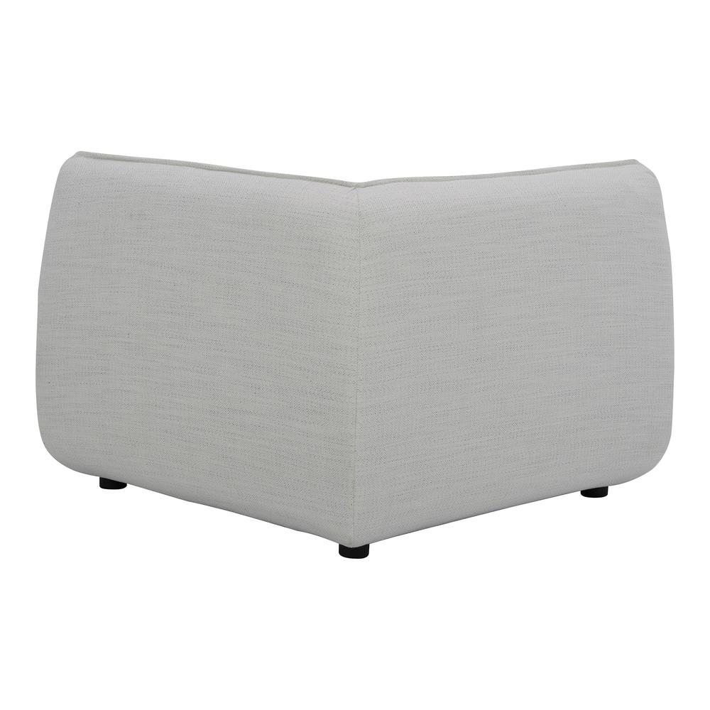 ZEPPELIN CORNER CHAIR SALT STONE WHITE