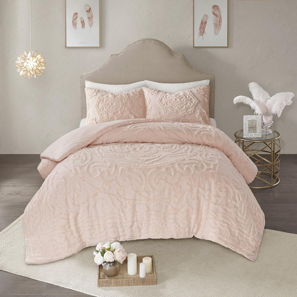 100% Cotton Tufted Chenille Comforter Set