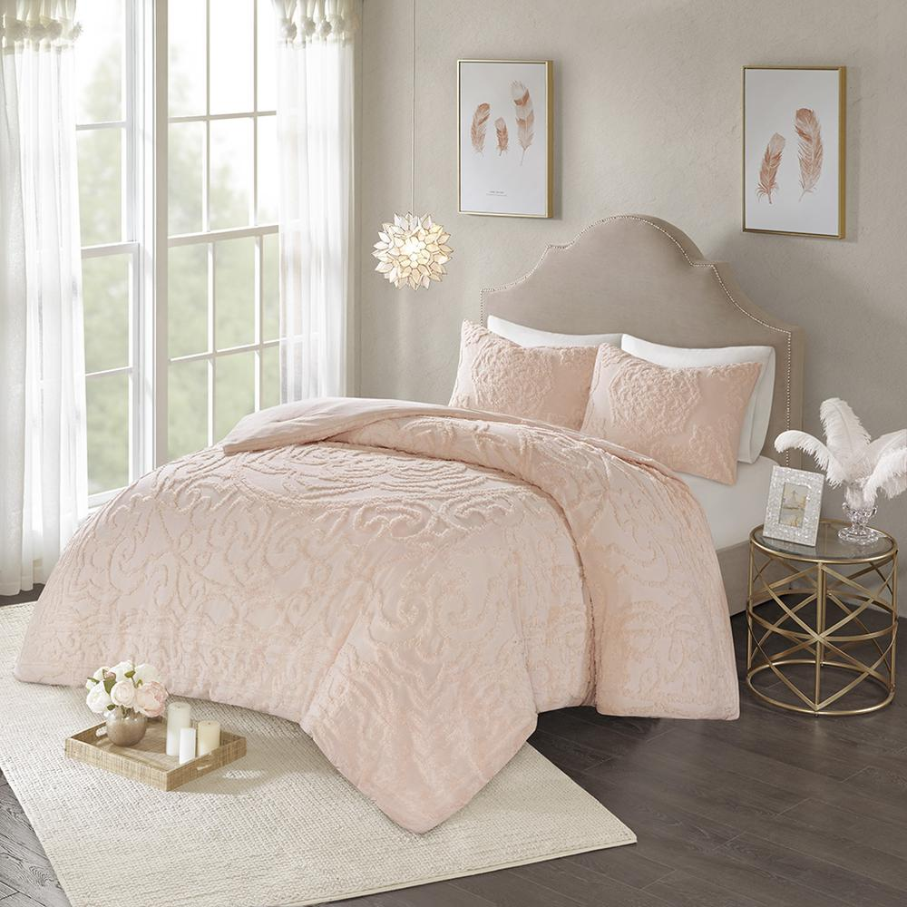 100% Cotton Tufted Chenille Comforter Set