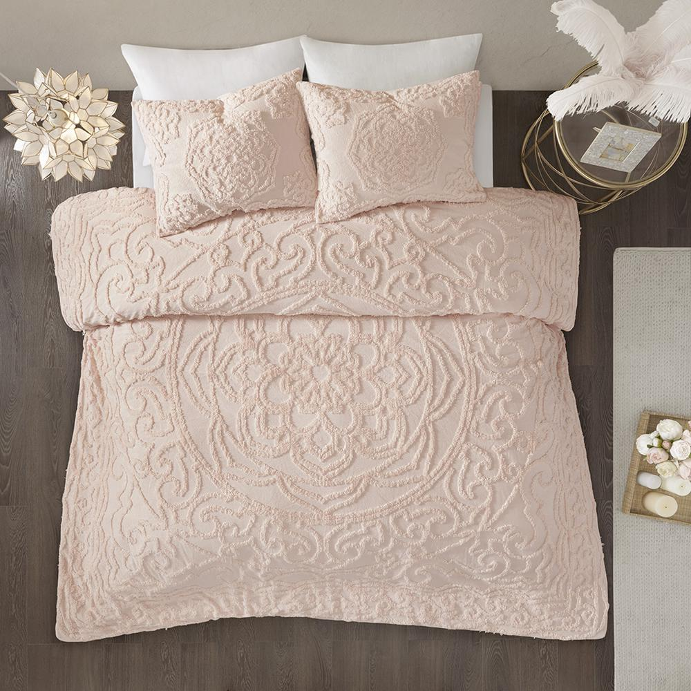 100% Cotton Tufted Chenille Comforter Set