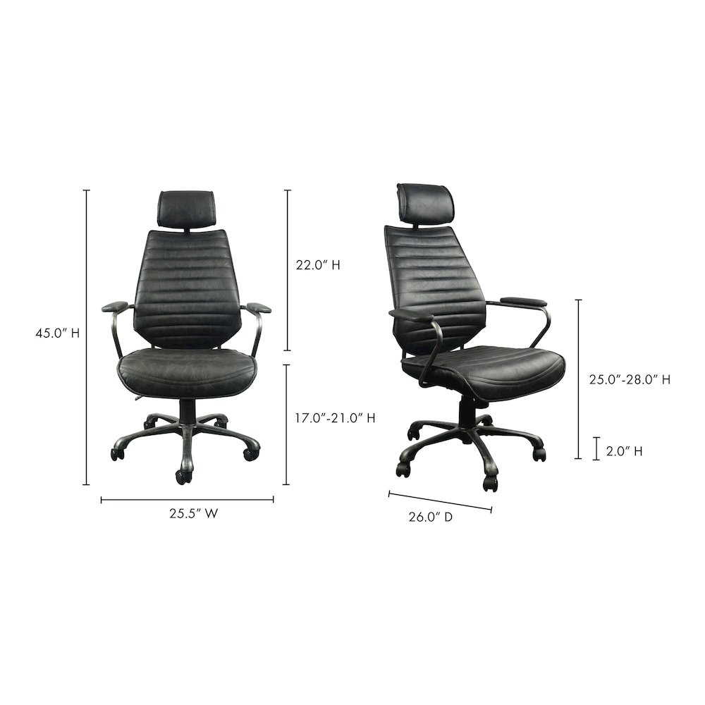 Executive Office Chair, Black